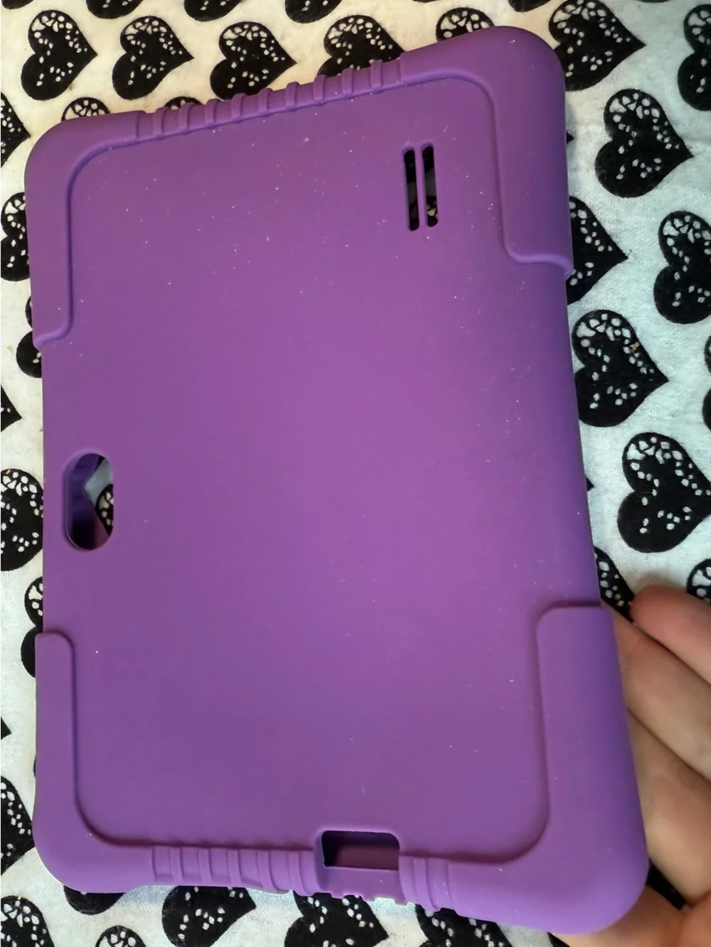 Purple Shockproof Tablet Case - Durable Silicone Cover